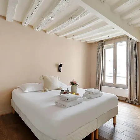 Apartmán Chic -1br-4p- Marais - Republique Paříž